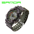 2019 SANDA 799 3 Brand Fashion Watch Men G Style Army Military Shock Wristwatches Luxury Analog Digital Sports Watches